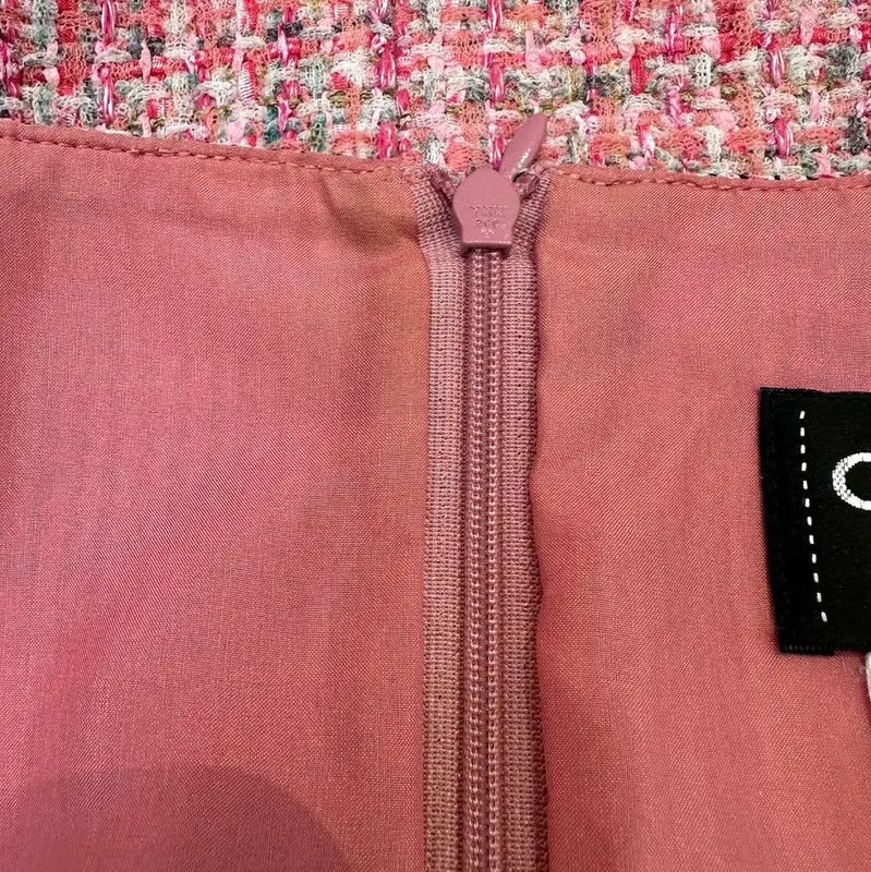 Chanel Chanel Pink Sleeveless Dress with Unique Texture 0089 Size XS / US 0-2 / IT 36-38 - 7 Thumbnail