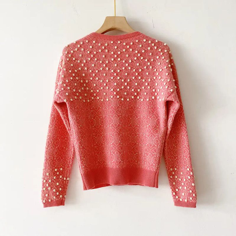 Chanel Chanel Red Cashmere Long Sleeve Sweater 0089 Size S / US 4 / IT 40 - 2 Thumbnail