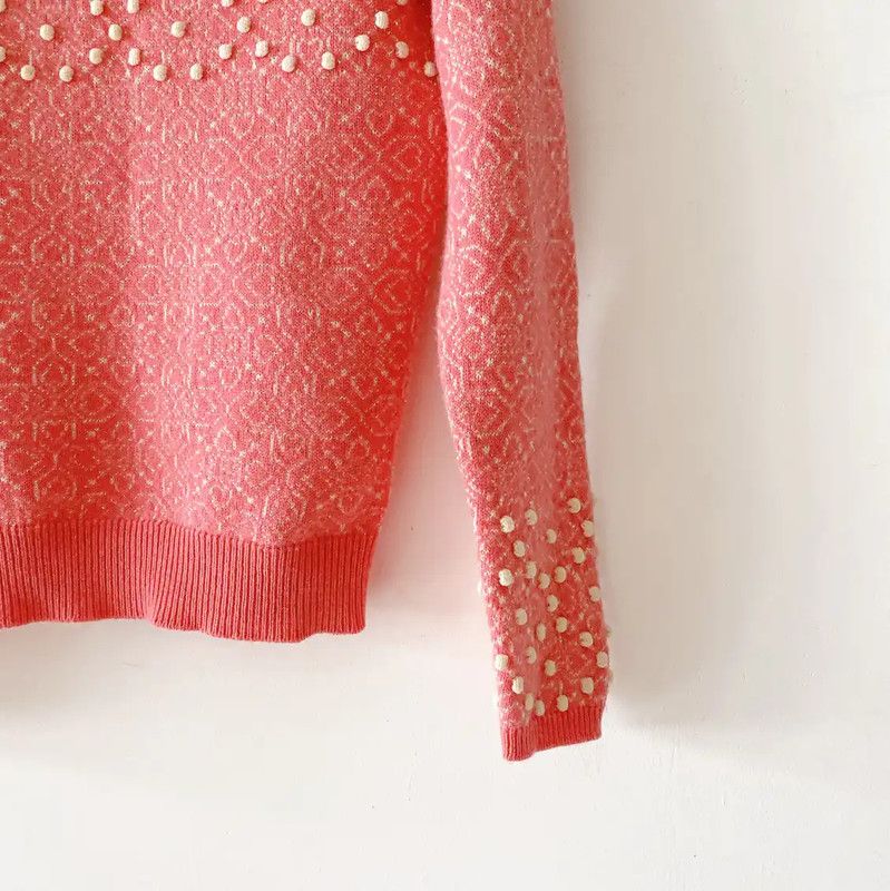 Chanel Chanel Red Cashmere Long Sleeve Sweater 0089 Size S / US 4 / IT 40 - 5 Thumbnail