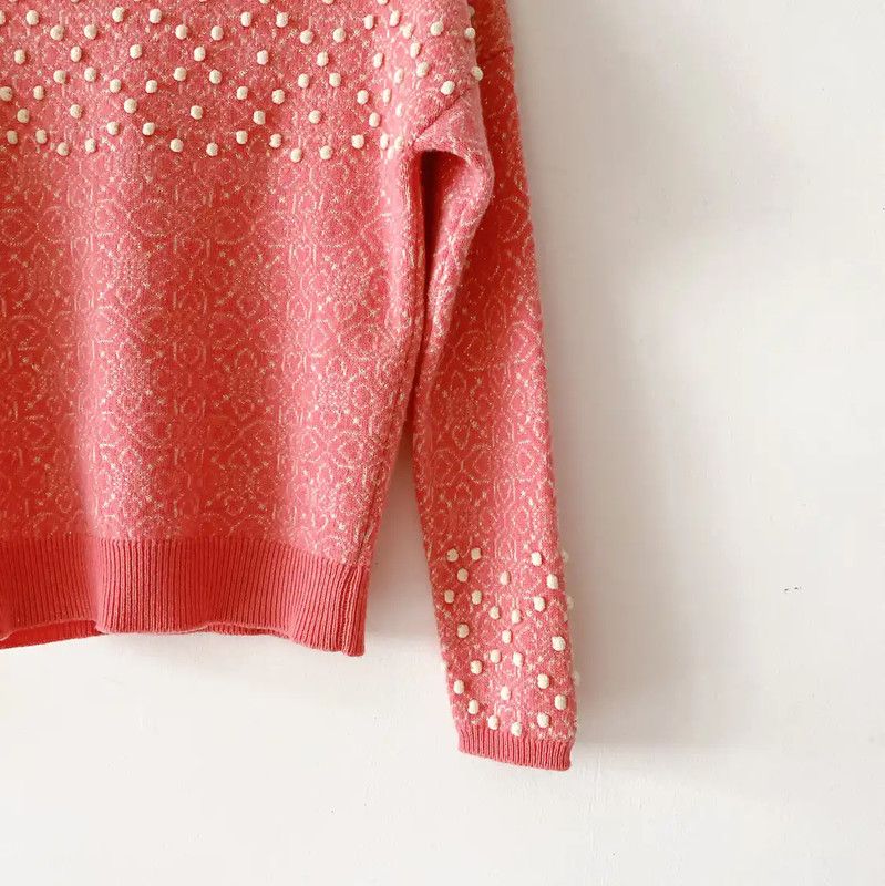 Chanel Chanel Red Cashmere Long Sleeve Sweater 0089 Size S / US 4 / IT 40 - 6 Thumbnail