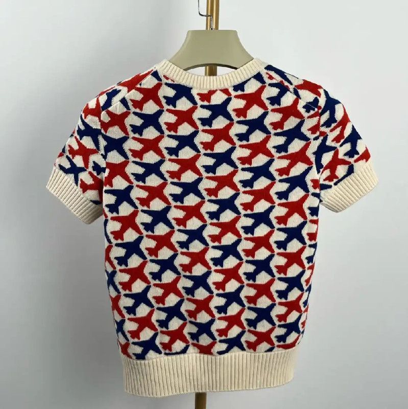 Chanel Chanel Colorful Polyester Women's T-Shirt 0089 Size M / US 6-8 / IT 42-44 - 2 Thumbnail