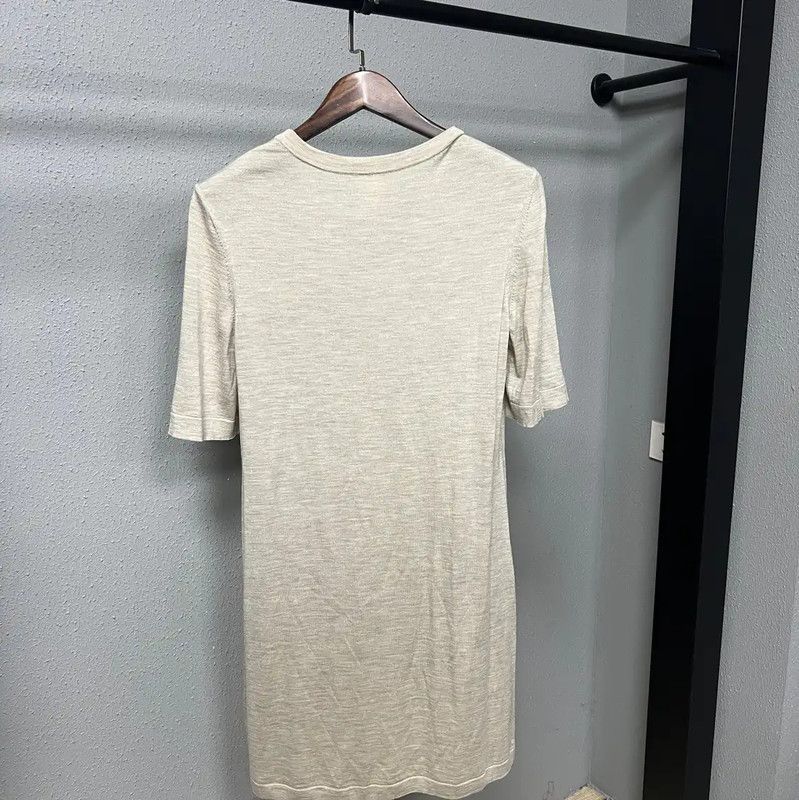 Chanel Chanel Khaki Wool Dress in XL Size 0089 Size XL / US 12-14 / IT 48-50 - 2 Thumbnail