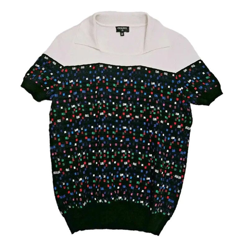 Chanel Chanel Colorful Polka Dot Short Sleeve Top 0089 Size S / US 4 / IT 40 - 2 Thumbnail