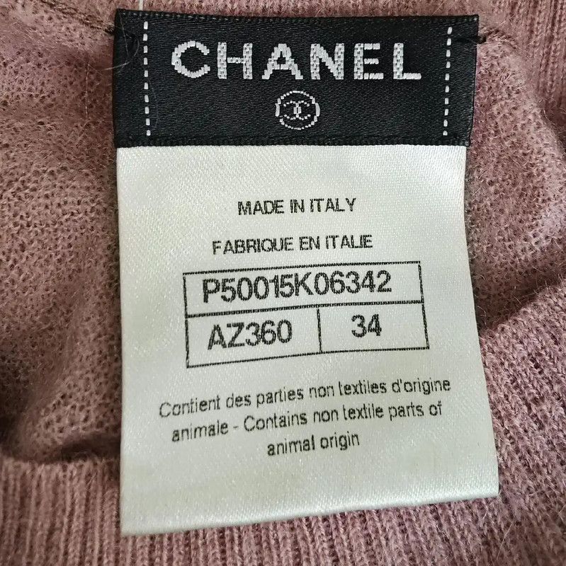 Chanel Chanel Pink Cashmere Sweater for Women 0089 Size XS / US 0-2 / IT 36-38 - 4 Thumbnail