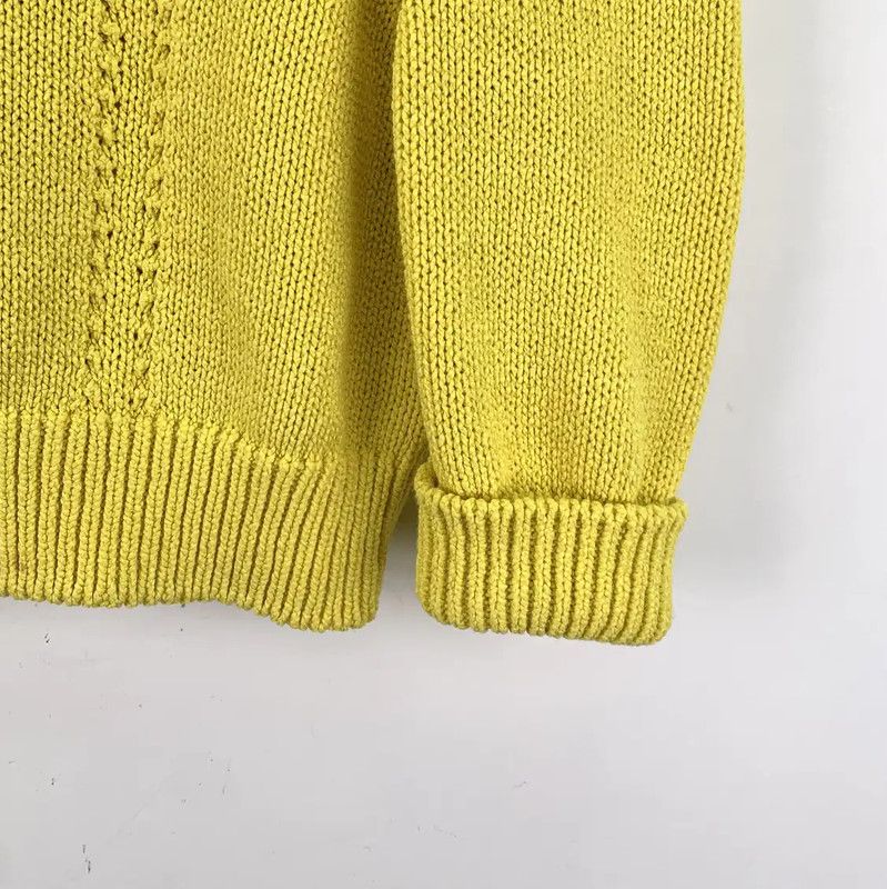 Chanel Chanel Yellow Cotton Knit Sweater for Women 0089 Size S / US 4 / IT 40 - 4 Thumbnail