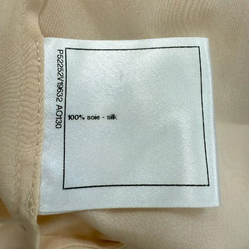 Chanel Chanel Summer Pink Silk Pleated Skirt 0089 Size 23" - 4 Thumbnail
