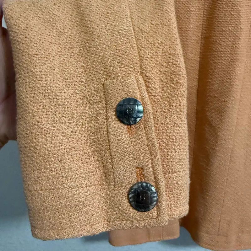 Chanel Chanel Orange Polyester Pullover Sweater 0089 Size XS / US 0-2 / IT 36-38 - 7 Thumbnail