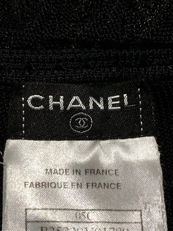 Chanel Chanel Black Cotton Women's Dress 0089 Size S / US 4 / IT 40 - 6 Thumbnail