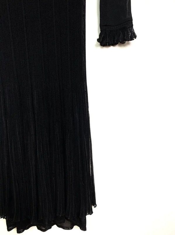 Chanel Chanel Black Cotton Women's Dress 0089 Size S / US 4 / IT 40 - 4 Thumbnail