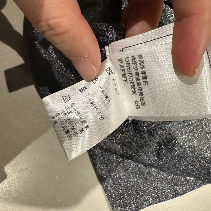 Chanel Chanel Gray Cotton Blend Women's T-Shirt 0089 Size M / US 6-8 / IT 42-44 - 8 Thumbnail