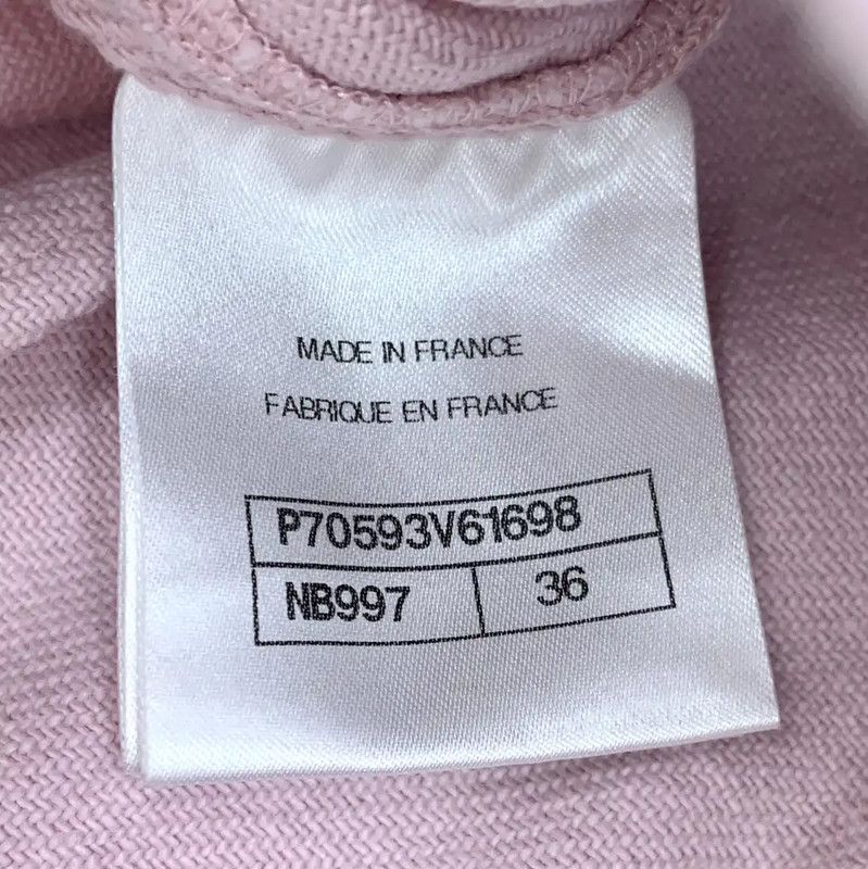 Chanel Chanel Pink Cotton Women's Shorts 0089 Size 22" - 6 Thumbnail