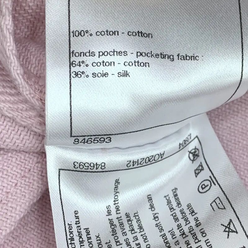 Chanel Chanel Pink Cotton Women's Shorts 0089 Size 22" - 7 Thumbnail