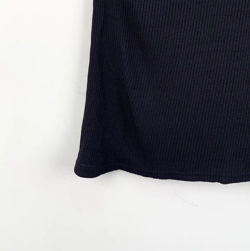 Chanel Chanel Black Ribbed T-shirt for Women 0089 Size XS / US 0-2 / IT 36-38 - 4 Thumbnail