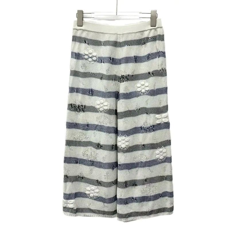 Chanel Striped Casual Pants in Size S 0089