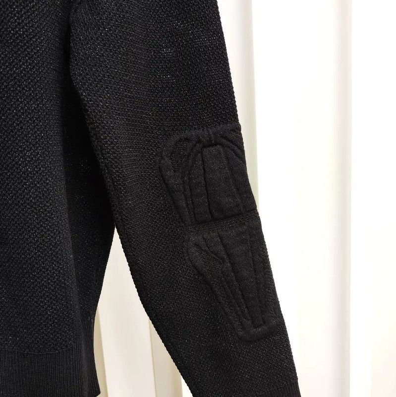Chanel Chanel Black Cotton Long Sleeve Sweater 0089 Size S / US 4 / IT 40 - 8 Thumbnail