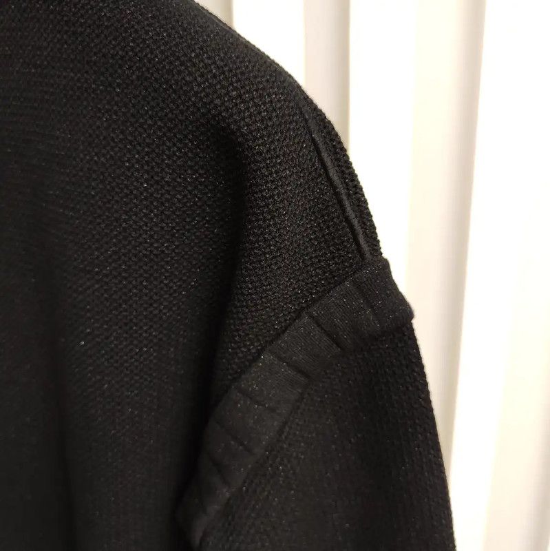 Chanel Chanel Black Cotton Long Sleeve Sweater 0089 Size S / US 4 / IT 40 - 9 Thumbnail