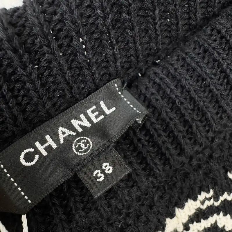 Chanel Chanel Black Winter Casual Trousers 0089 Size 23" - 5 Thumbnail