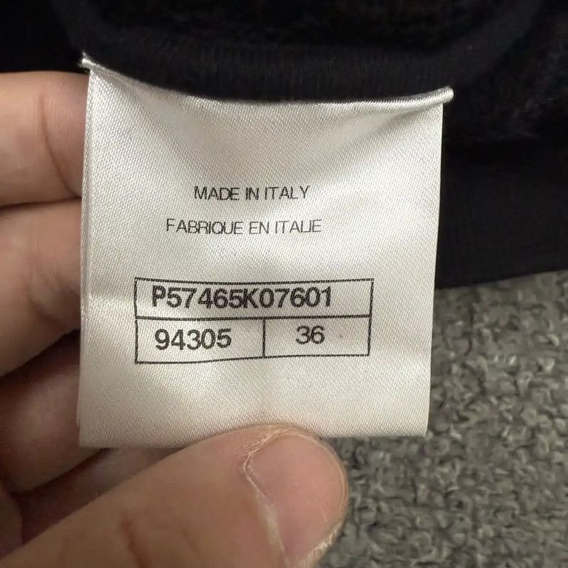 Chanel Chanel Black Cotton Women's Sweatshirt with Astronauts 0089 Size XS / US 0-2 / IT 36-38 - 4 Thumbnail