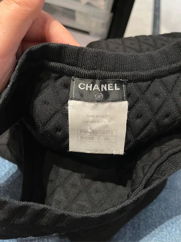 Chanel Chanel Women's L Black Dress 0089 Size L / US 10 / IT 46 - 4 Thumbnail