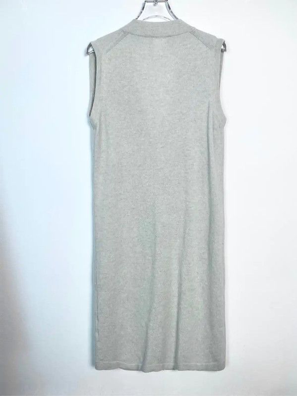 Chanel Chanel Light Gray Cotton Cardigan for Women 0089 Size S / US 4 / IT 40 - 2 Thumbnail