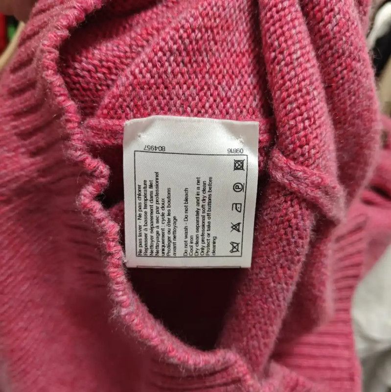 Chanel Chanel Pink Wool Pullover Sweater for Women 0089 Size L / US 10 / IT 46 - 4 Thumbnail