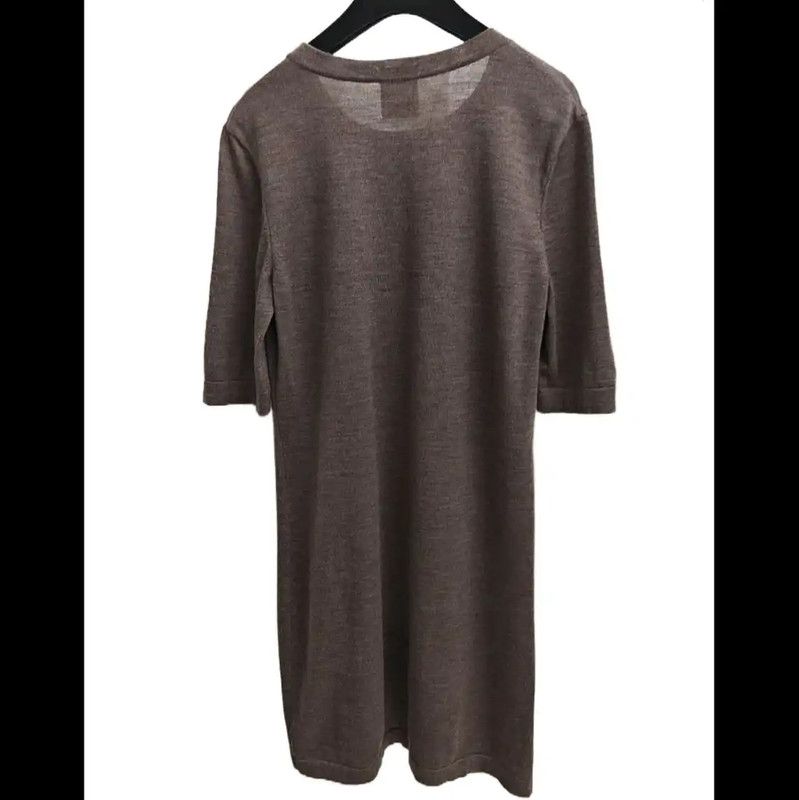 Chanel Chanel Gray Wool Short Sleeve Dress 0089 Size S / US 4 / IT 40 - 8 Thumbnail