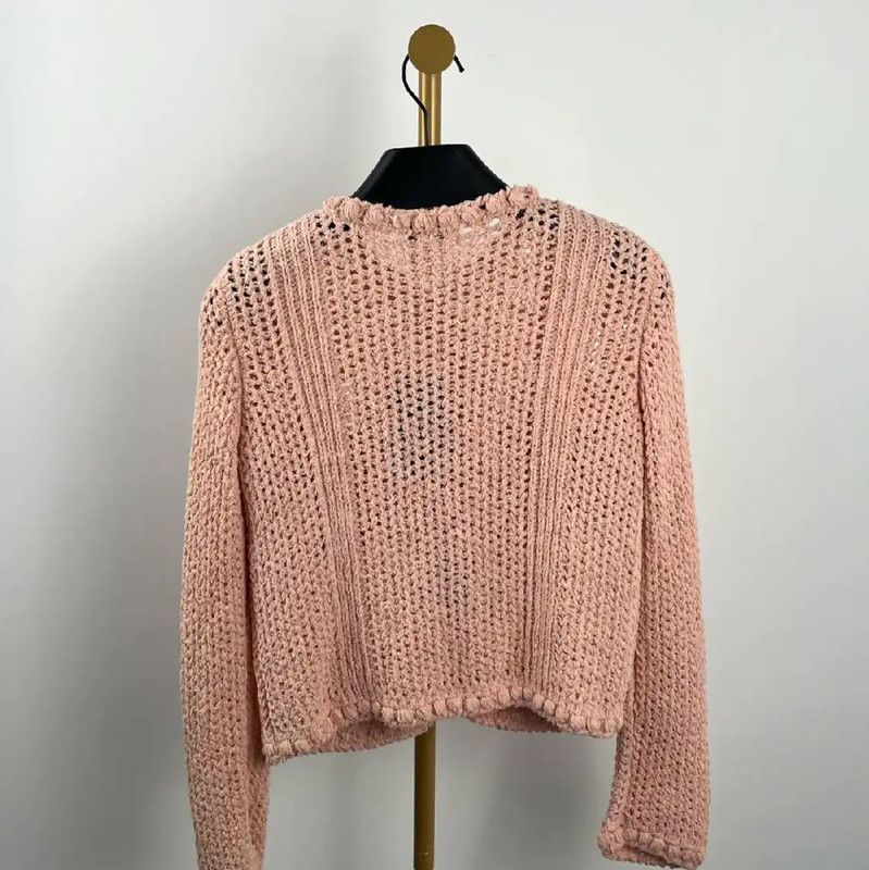 Chanel Chanel Pink Wool Jacket for Women 0089 Size XS / US 0-2 / IT 36-38 - 2 Thumbnail