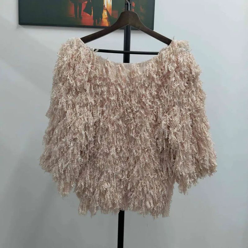 Chanel Chanel Pink Long Sleeve Sweater for Women 0089 Size L / US 10 / IT 46 - 2 Thumbnail