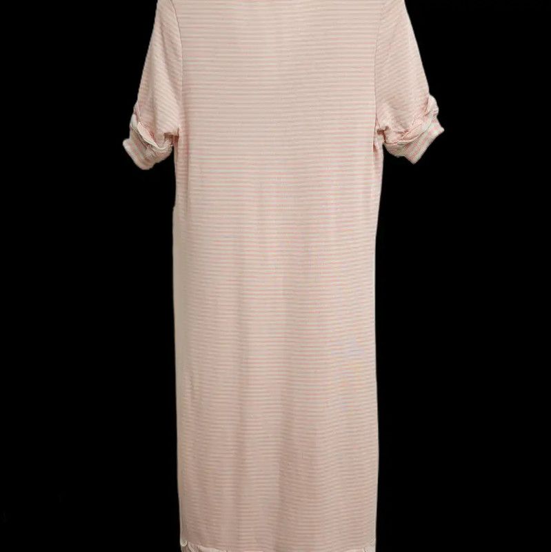 Chanel Chanel Striped Dress in Soft Pink for Women 0089 Size M / US 6-8 / IT 42-44 - 2 Thumbnail