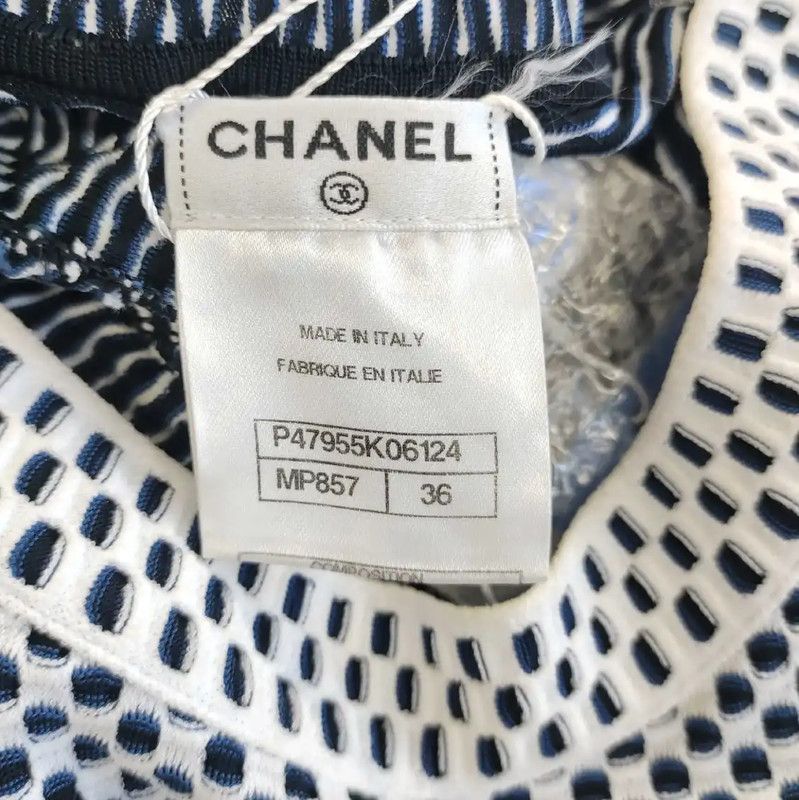 Chanel Chanel M Size Color Block Women's Pullover 0089 Size M / US 6-8 / IT 42-44 - 3 Thumbnail