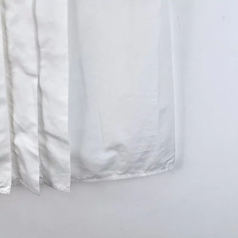 Chanel Chanel White Cotton Sleeveless Shirt 0089 Size S / US 4 / IT 40 - 4 Thumbnail