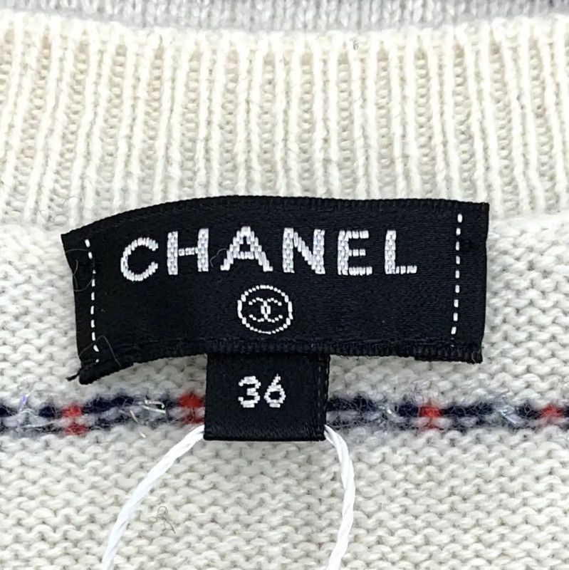 Chanel Chanel Colorblock Cashmere Pullover Sweater 0089 Size XS / US 0-2 / IT 36-38 - 5 Thumbnail