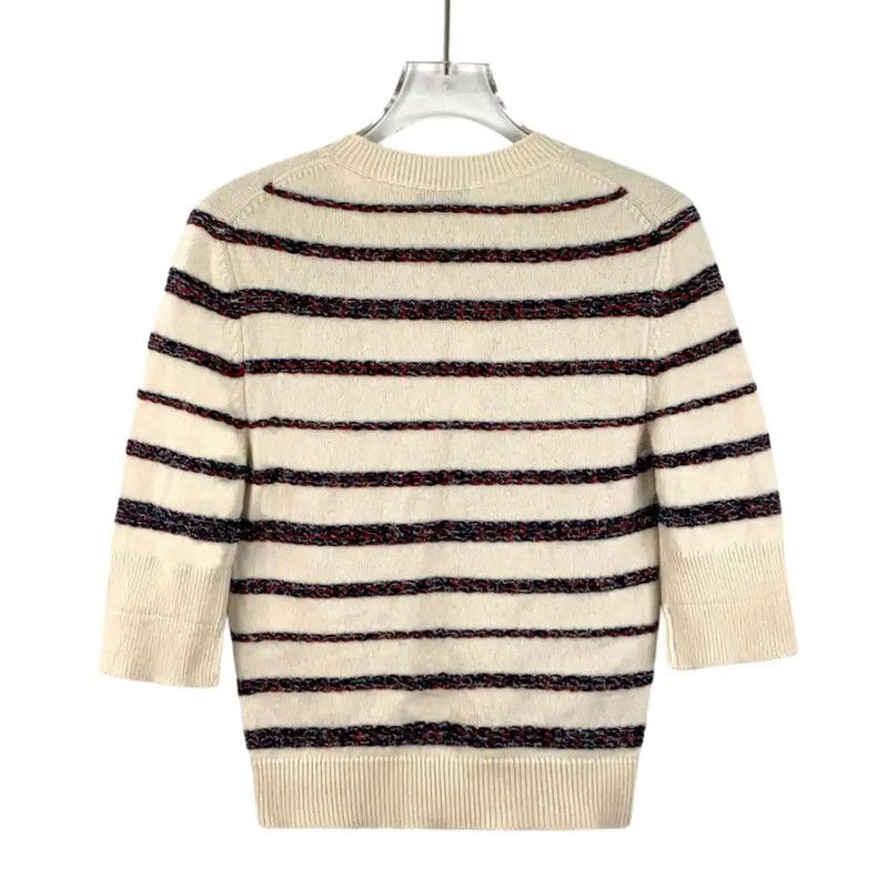 Chanel Chanel Colorblock Cashmere Pullover Sweater 0089 Size XS / US 0-2 / IT 36-38 - 2 Thumbnail