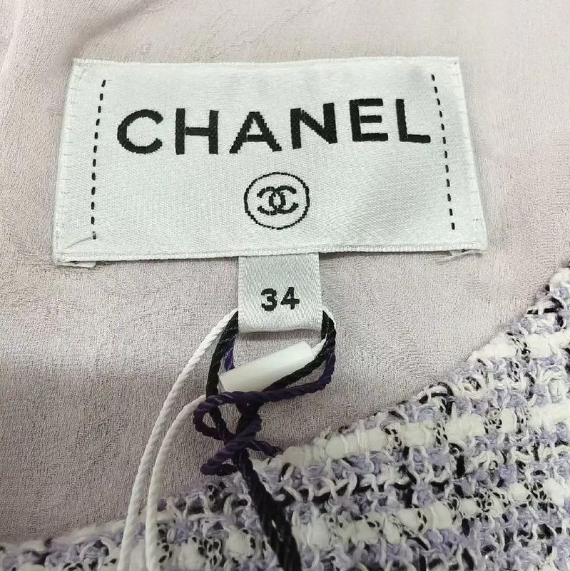 Chanel Chanel Gray Women's Dress Size XS 0089 Size XS / US 0-2 / IT 36-38 - 3 Thumbnail