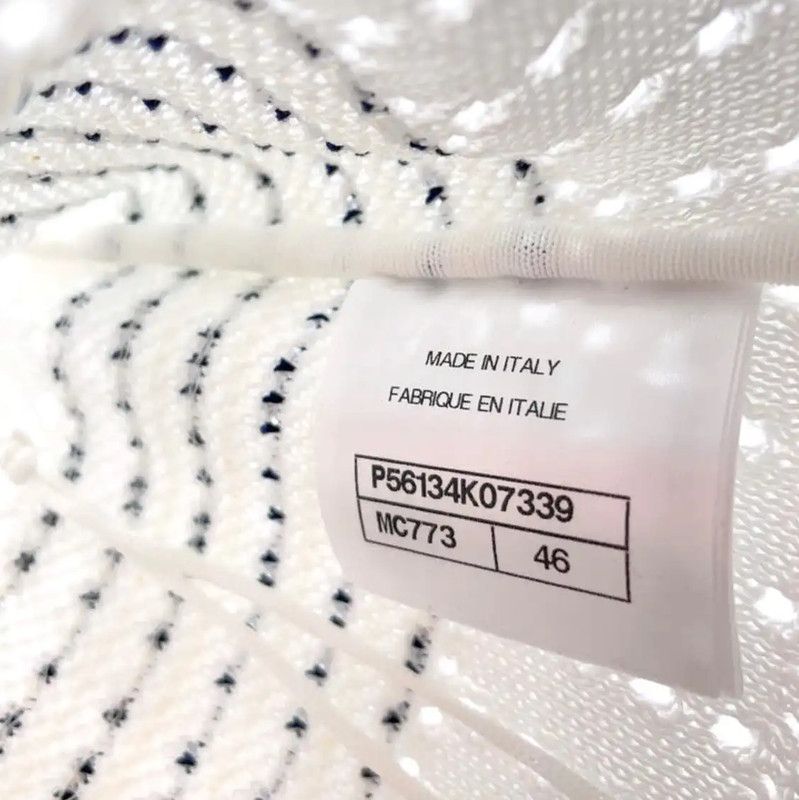 Chanel Chanel White Cotton Women's Skirt 0089 Size 30" / US 8 / IT 44 - 7 Thumbnail