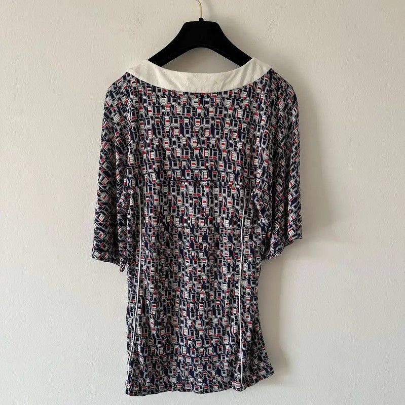 Chanel Chanel Blue Cotton T-Shirt for Women 0089 Size S / US 4 / IT 40 - 2 Thumbnail