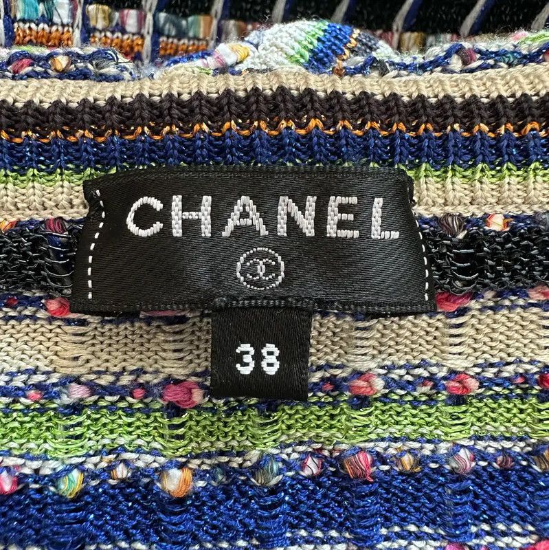 Chanel Chanel Blue Silk Hoodie for Women 0089 Size M / US 6-8 / IT 42-44 - 4 Thumbnail
