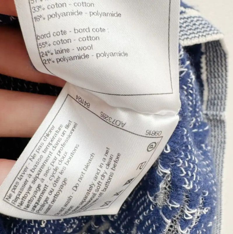 Chanel Chanel Blue Floral Short Sleeve T-Shirt 0089 Size S / US 4 / IT 40 - 5 Thumbnail