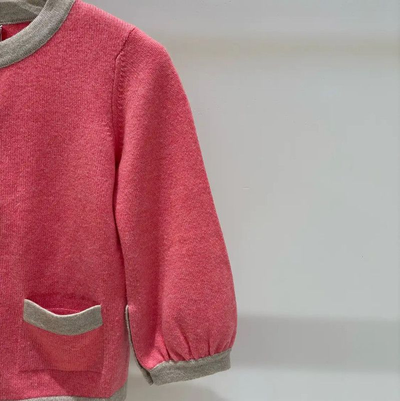 Chanel Chanel Pink Cashmere Long Sleeve Cardigan 0089 Size M / US 6-8 / IT 42-44 - 3 Thumbnail
