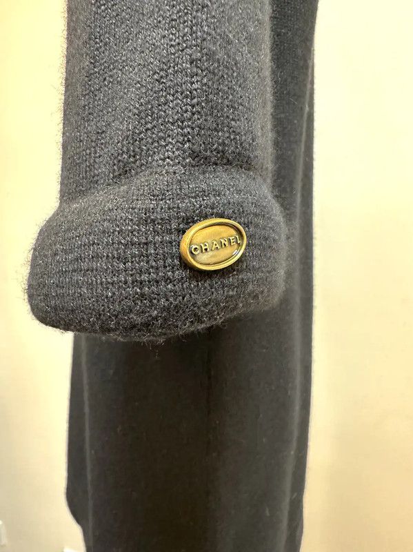 Chanel Chanel Black Wool-Blend Short Dress for Women 0089 Size XS / US 0-2 / IT 36-38 - 5 Thumbnail