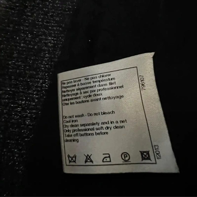 Chanel Chanel Black Ladies' Polyester Jacket 0089 Size XXS / US 00 / IT 34 - 3 Thumbnail
