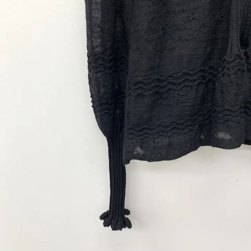 Chanel Chanel Black Wool Long Sleeve Pullover Sweater 0089 Size XS / US 0-2 / IT 36-38 - 4 Thumbnail