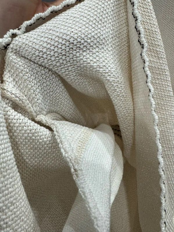Chanel Chanel White Cotton Women's Dress 0089 Size L / US 10 / IT 46 - 4 Thumbnail