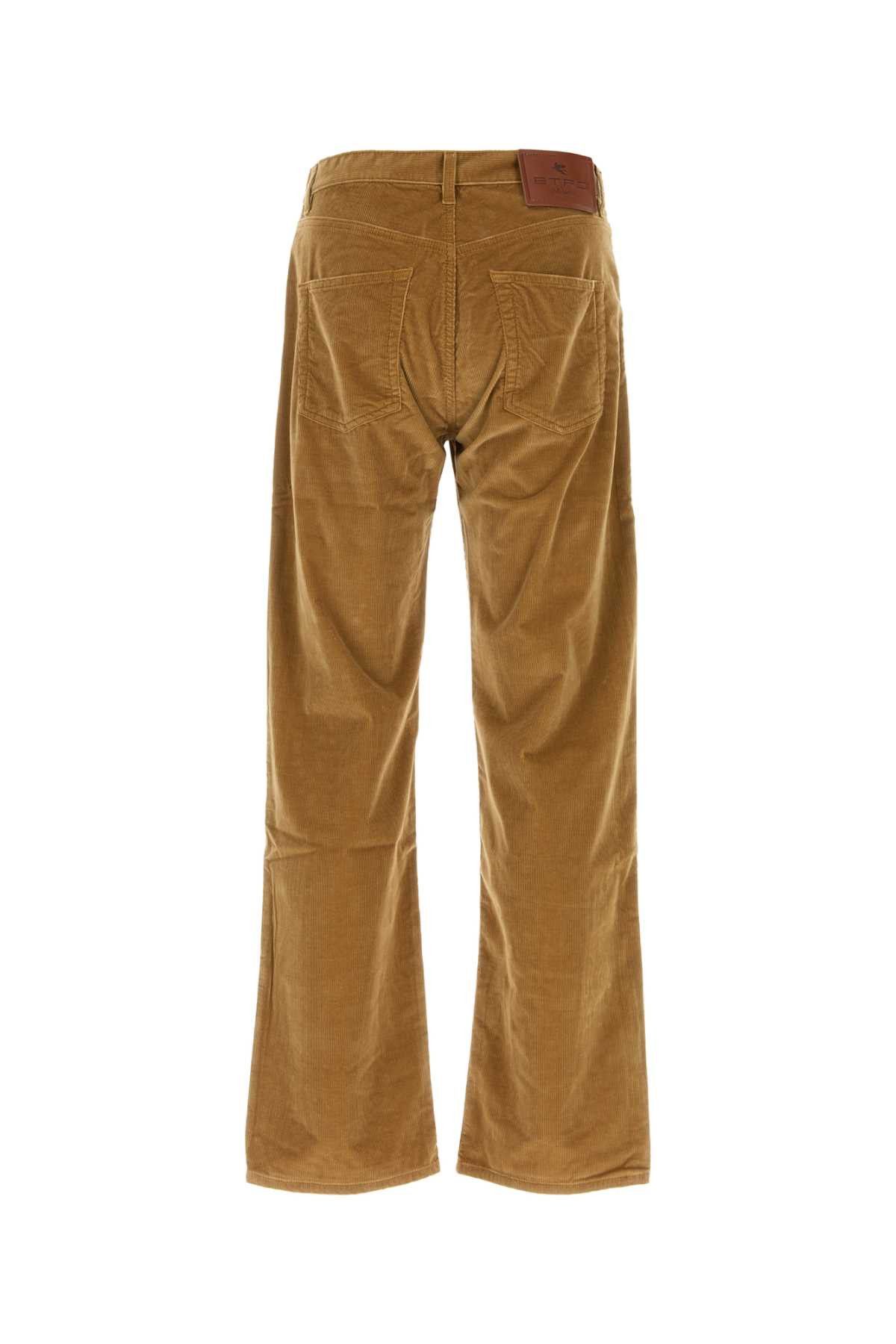 Etro Camel Stretch Corduroy Pant Size US 34 / EU 50 - 2 Thumbnail