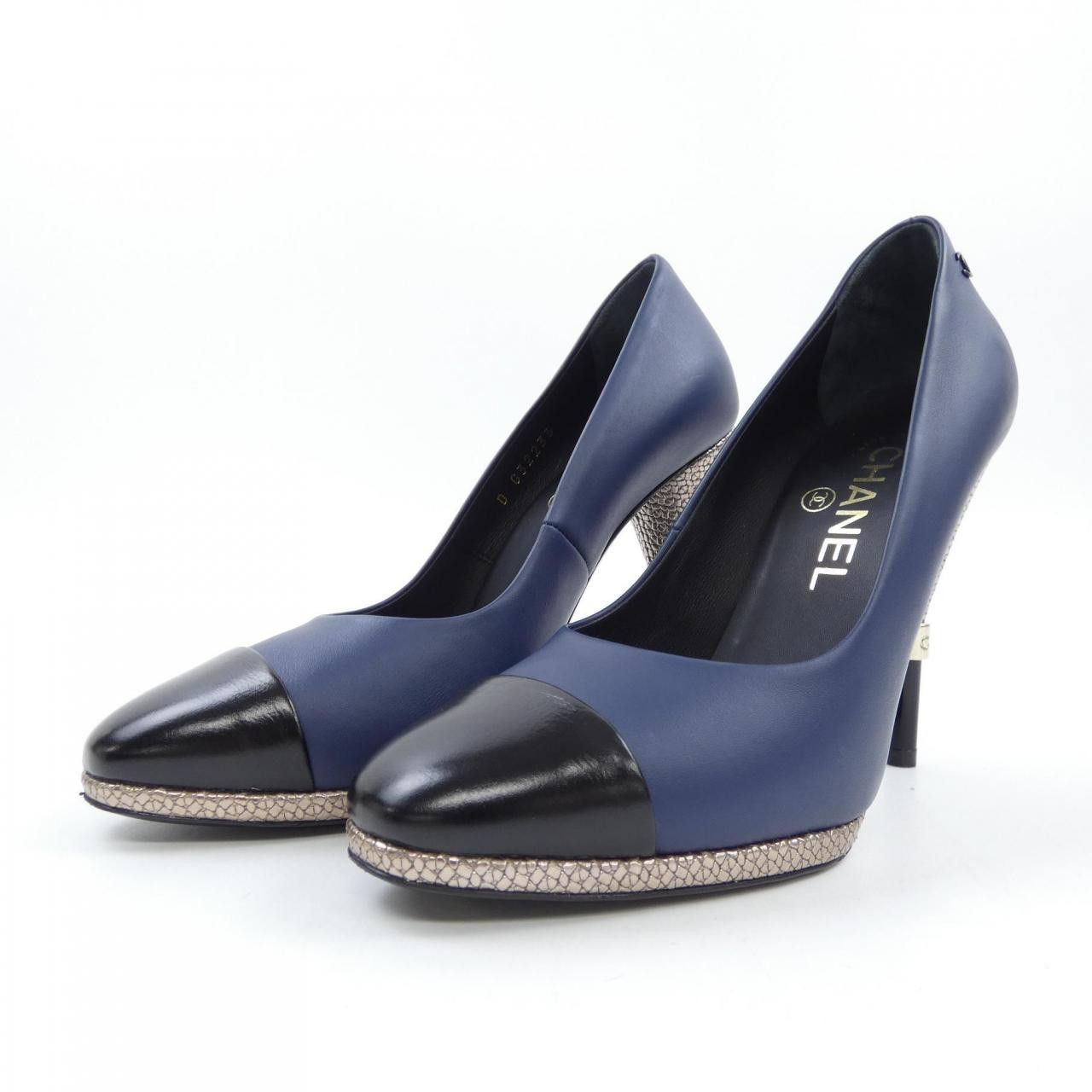 Chanel Chanel Chanel G32233Y50627 Calfskin Pumps Leather Shoes G32233Y50627 DUTY FREE for USA Size ONE SIZE - 3 Thumbnail
