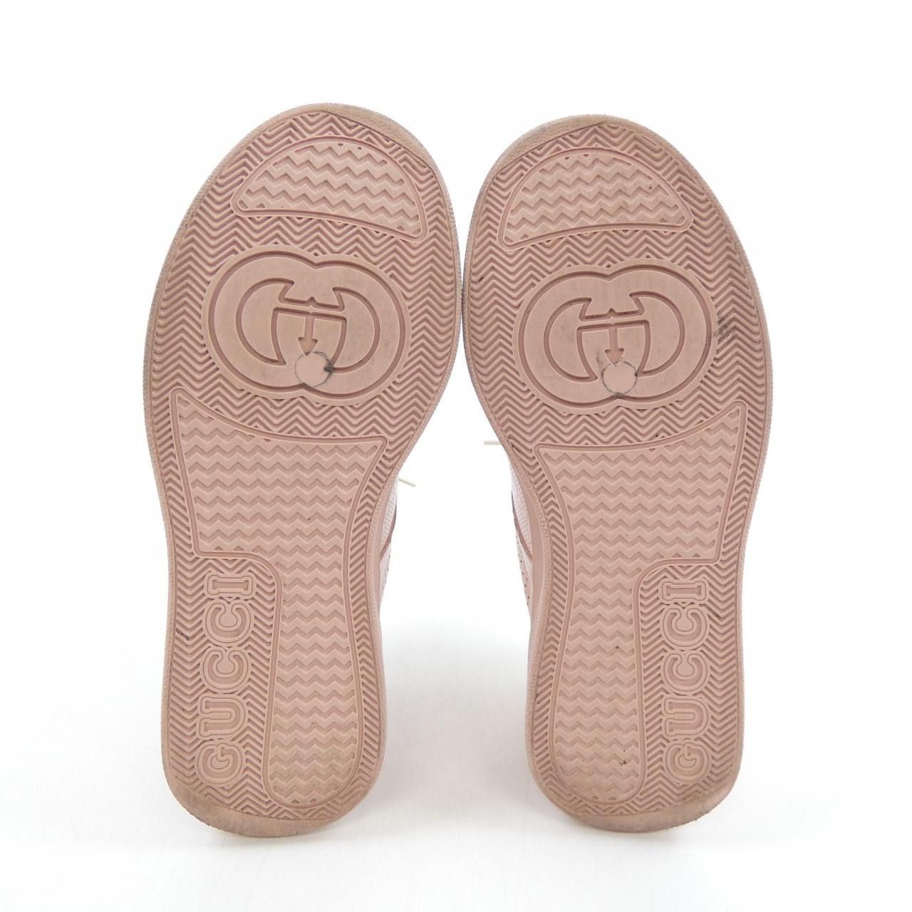 Gucci Gucci Gucci Sneakers Leather Shoes 700775 1XL10 DUTY FREE for USA Size ONE SIZE - 4 Thumbnail