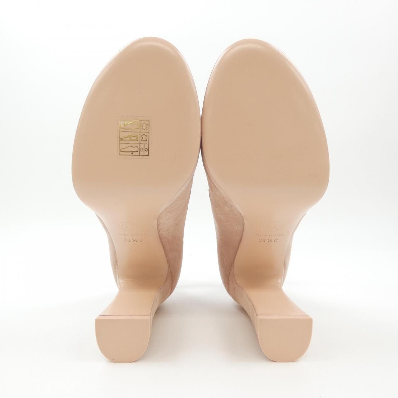 Chanel Chanel Chanel G45455B15154 Suede Calfskin Sandals Suede Shoes G45455B15154 DUTY FREE for USA Size ONE SIZE - 4 Thumbnail