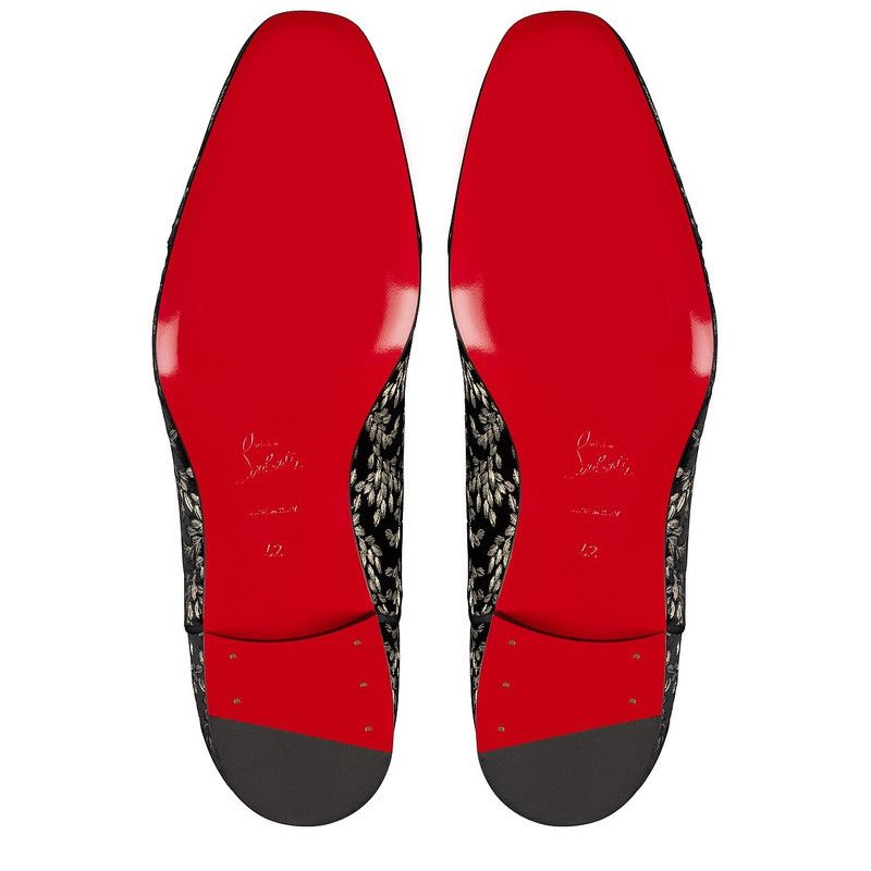 Christian Louboutin greggy chick with silver patterns Size US 8 / EU 41 - 6 Thumbnail