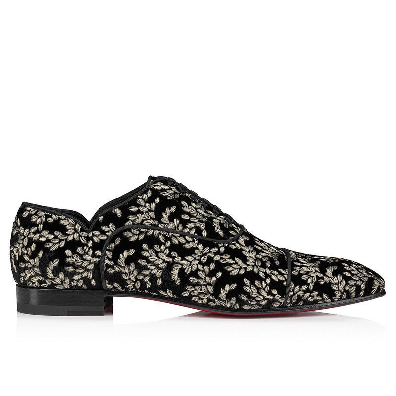 Christian Louboutin greggy chick with silver patterns Size US 9 / EU 42 - 3 Thumbnail