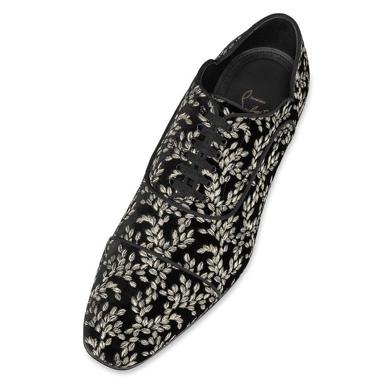 Christian Louboutin greggy chick with silver patterns Size US 12.5 / EU 45-46 - 5 Thumbnail